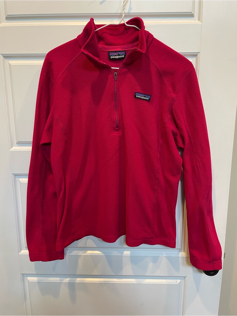 Patagonia Women’s Pink Quarter-Zip Fleece Pullover
